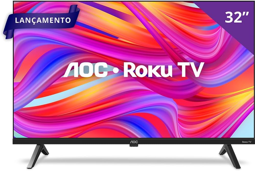 Smart TV AOC 32S5045/78G 32'' HD Roku TV