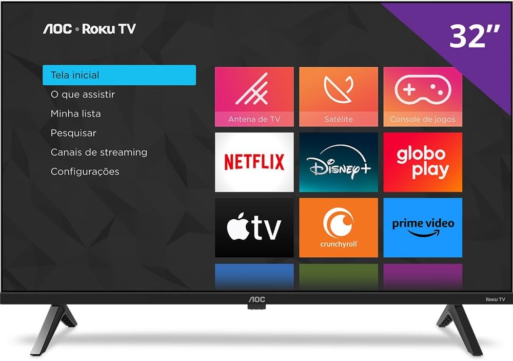 Smart TV AOC 32S5045/78G 32'' HD Roku TV — foto 2