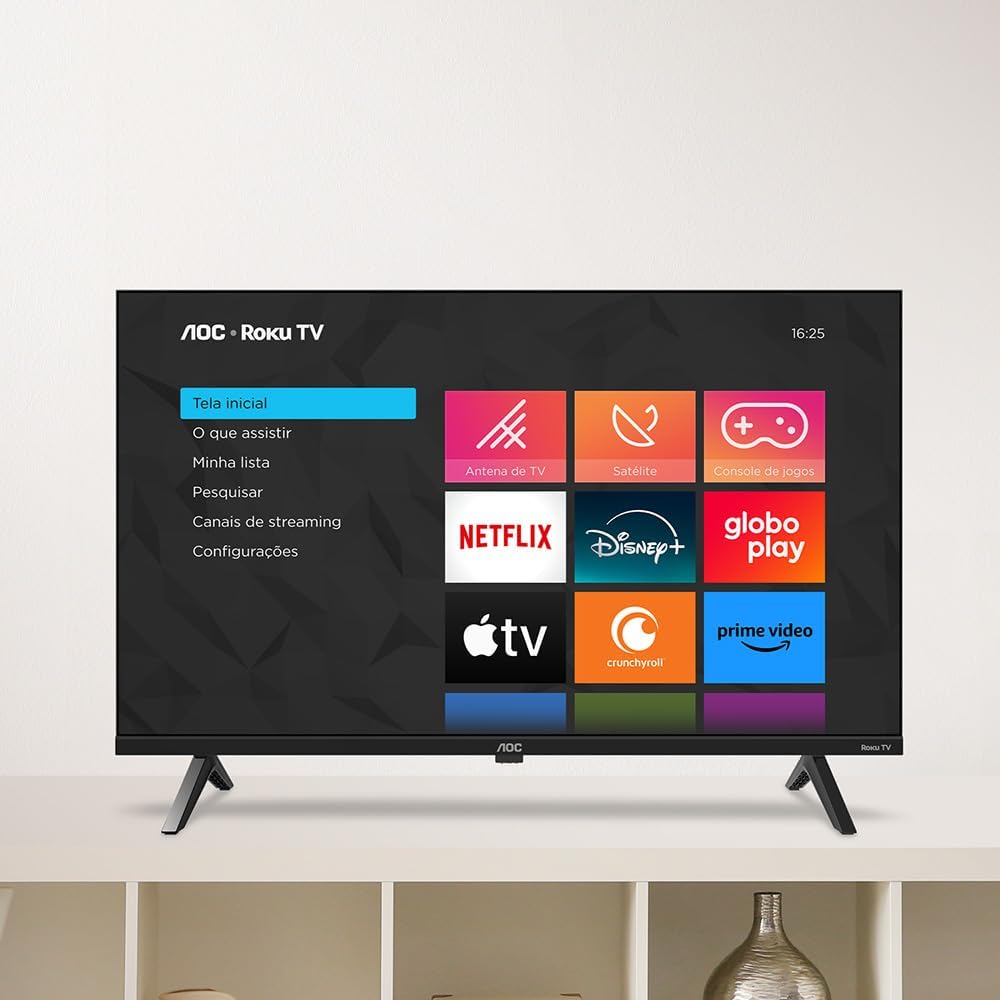 Smart TV AOC 32S5045/78G 32'' HD Roku TV — foto 4